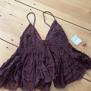 Free people new with tags Carrie top